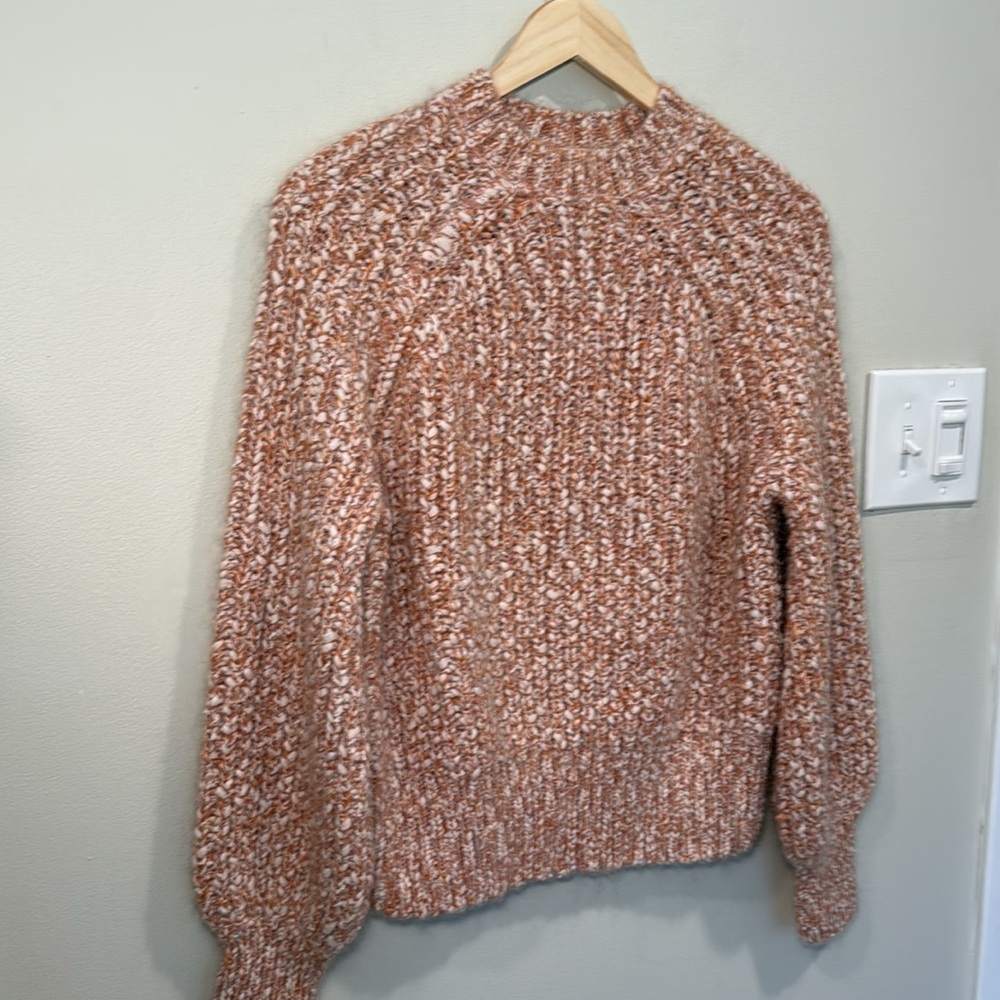SEZANE Lyra Chunky Knit Jumper / Sweater in Earth / Terre sz S - Picture 6 of 13